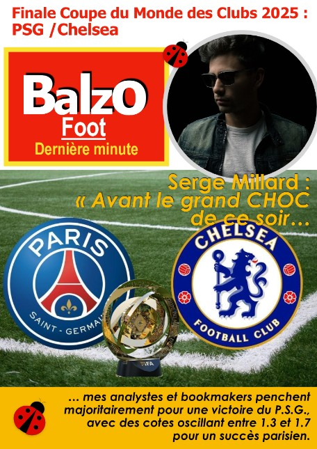 Finale de la Coupe du Monde des Clubs 2025 : P.S.G. / Chelsea altText