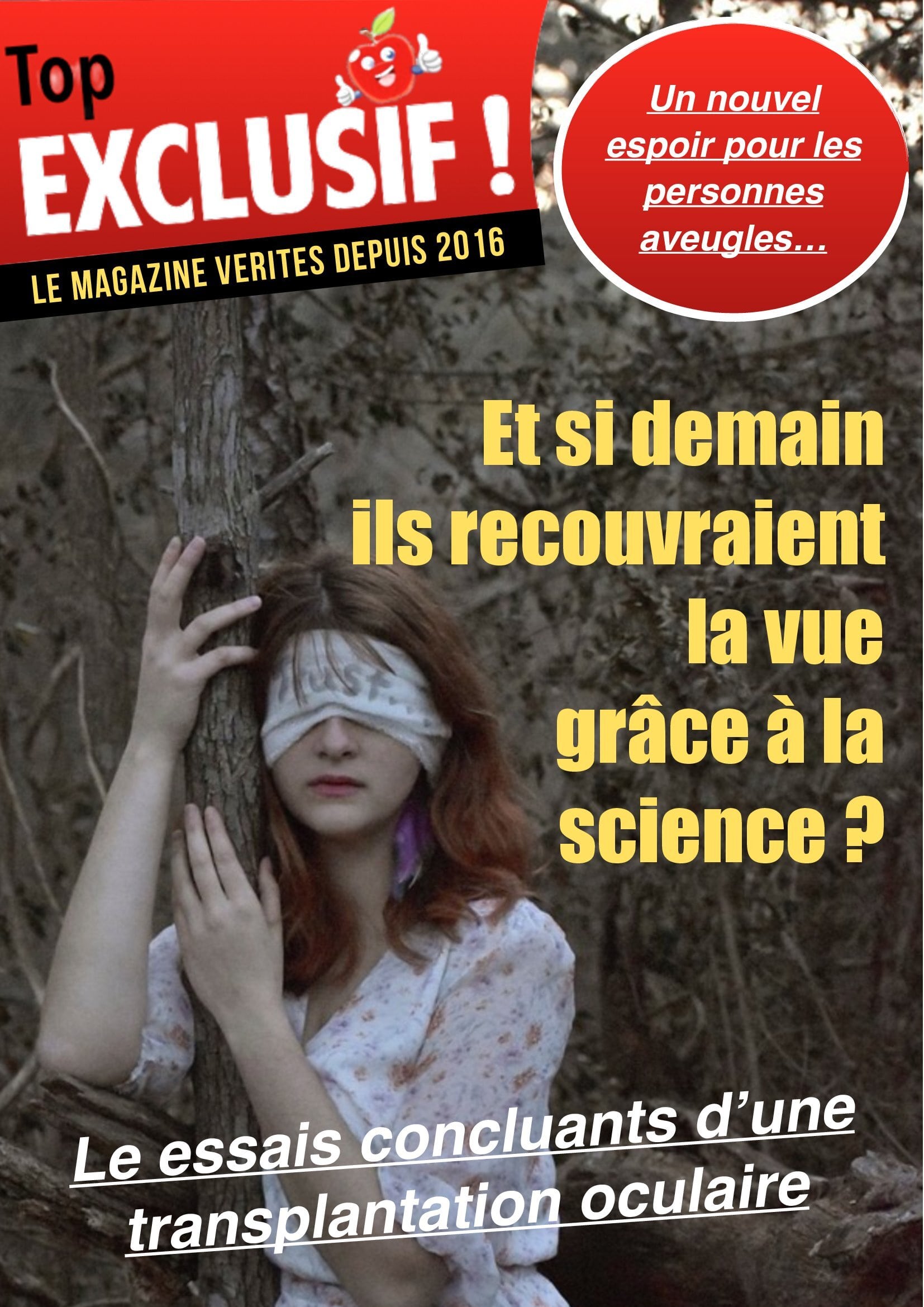 Et si demain les personnes aveugles recouvraient la vue ? altText