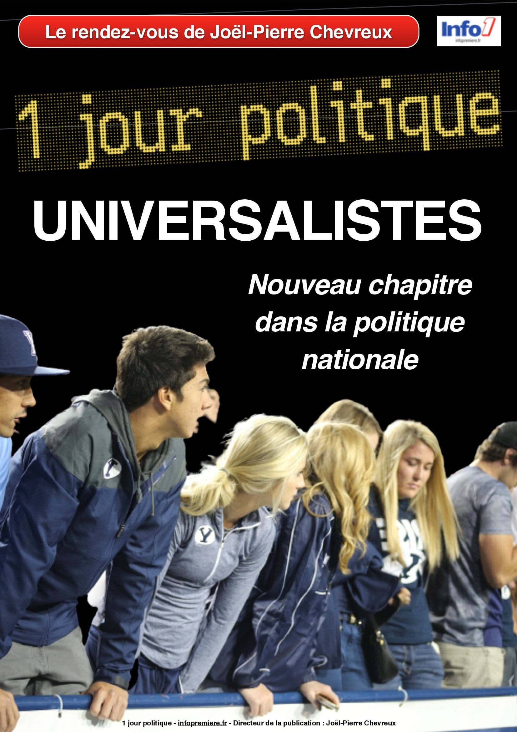 UNIVERSALISTES : nouveau chapitre dans la vie politique altText