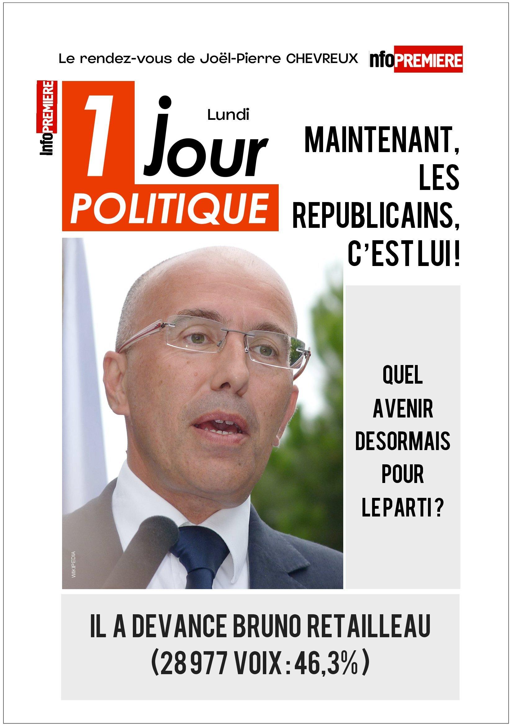 Ciotti, maintenant Les Républicains, c'est lui ! altText