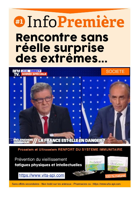 Débat Mélenchon / Zemmour : sans réelle surprise des extrêmes... altText