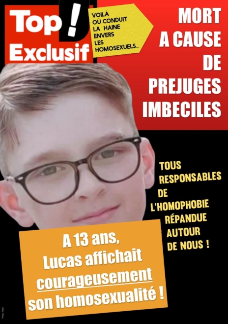 Suicide de Lucas : tous responsables ! altText