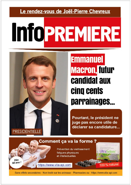Emmanuel Macron, futur candidat aux cinq cents parrainages... altText