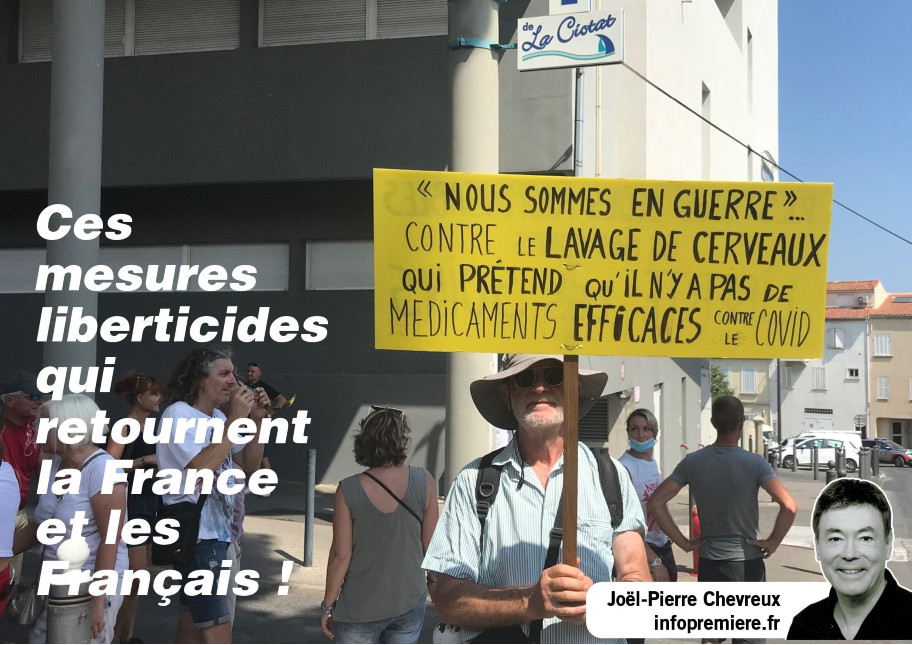 Ces mesures liberticides qui retournent la France et les Français ! altText