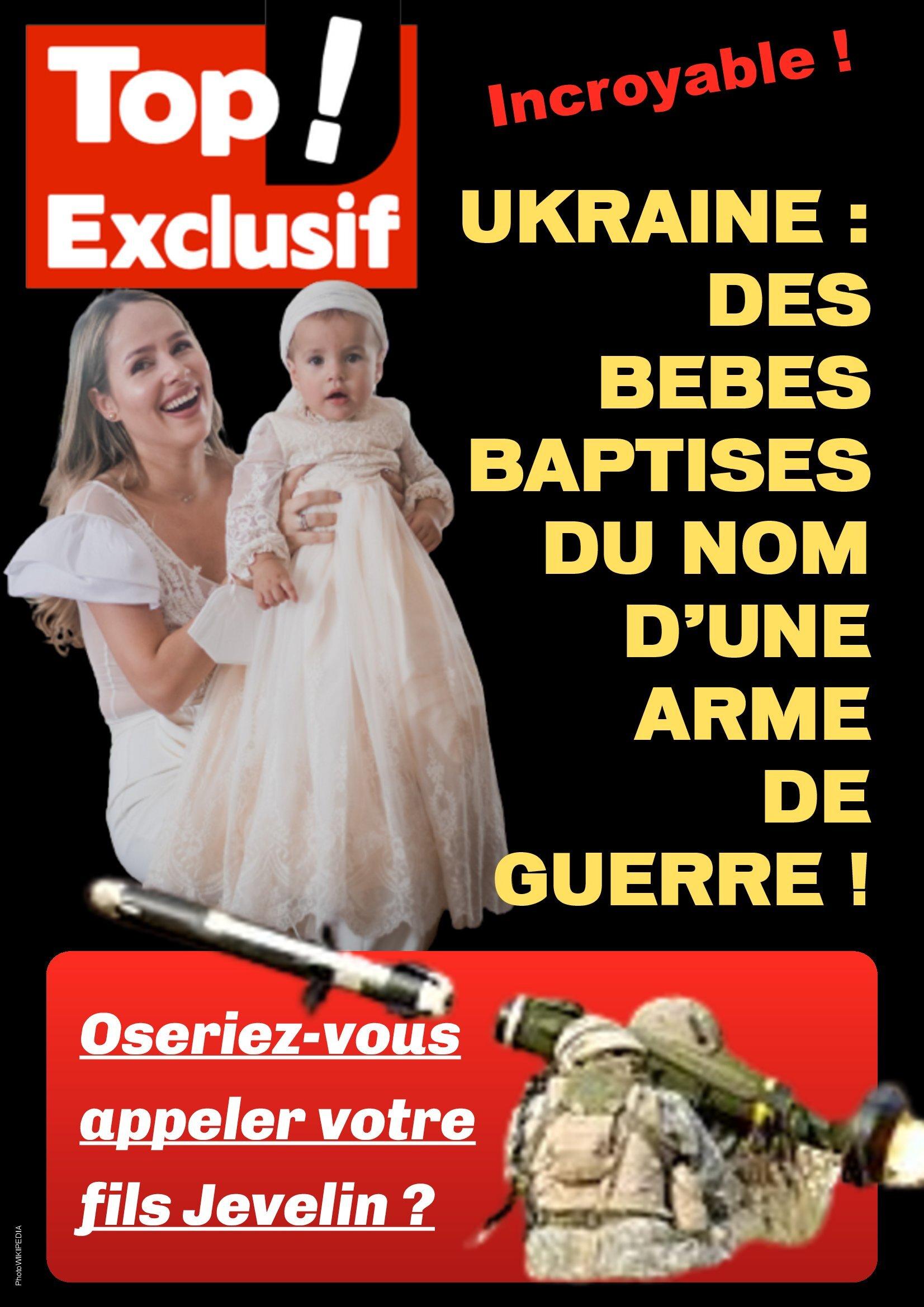 Des bébés au prénom d’une arme de guerre altText