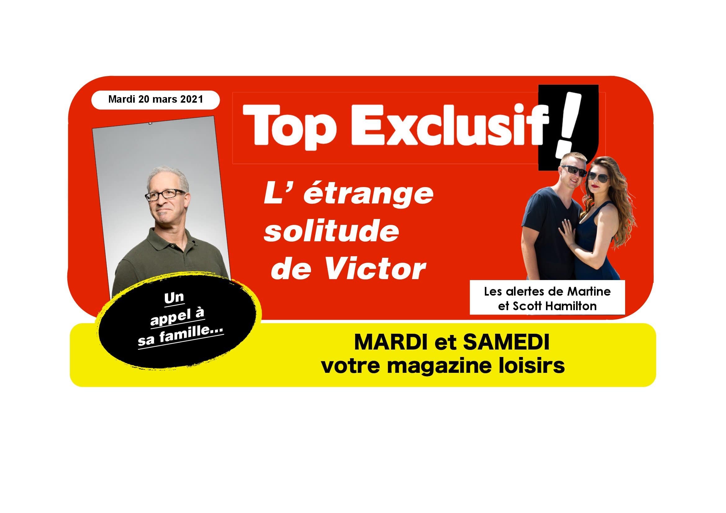 L’ étrange solitude de Victor. Son appel... altText