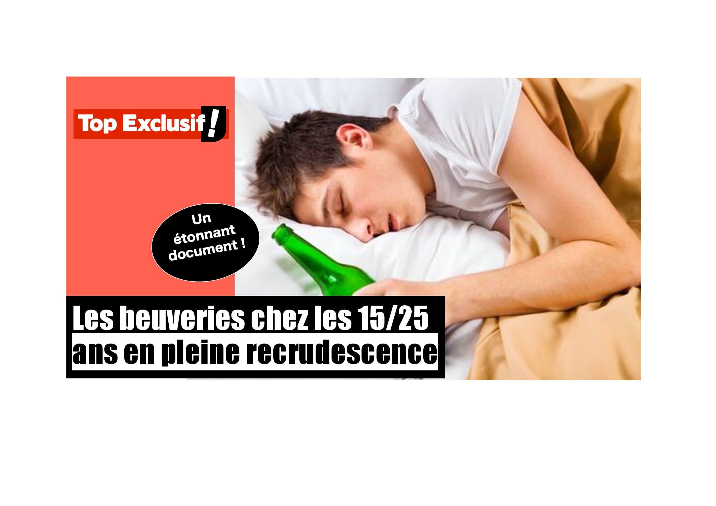 Les beuveries chez les 15/25 ans en pleine recrudescence altText